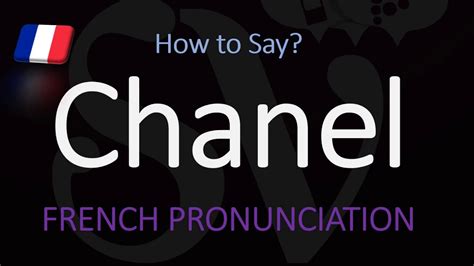 chanel brand pronunciation|chanel how to pronounce.